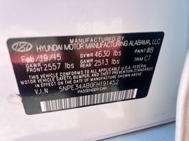 2015 Hyundai Sonata