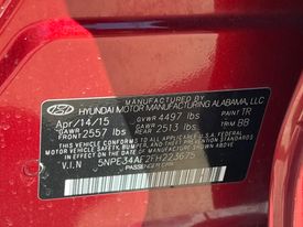 2015 Hyundai Sonata