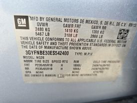 2014 Cadillac SRX