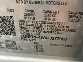 2018 Chevrolet Traverse