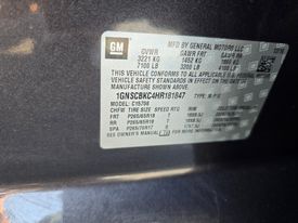 2017 Chevrolet Tahoe