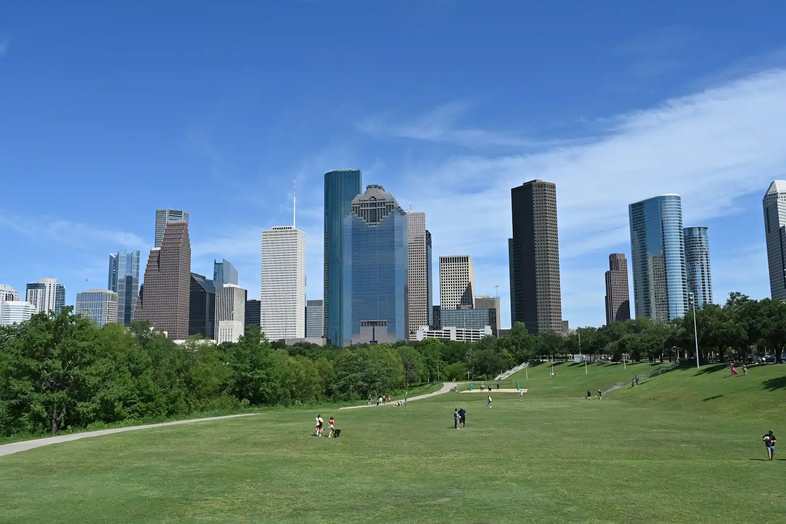 Houston, Texas downtown skyline — buying a car with bad credit in Houston