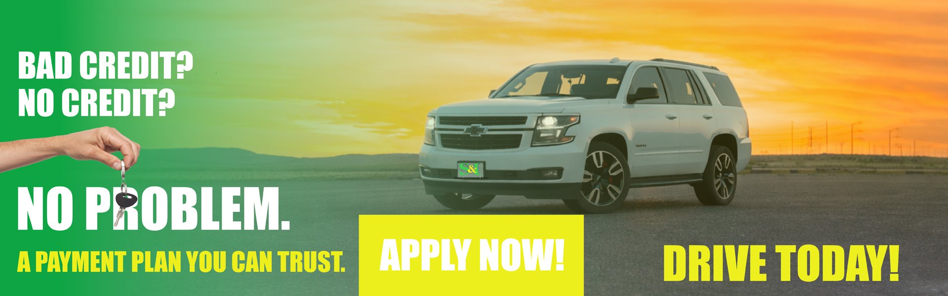 Bad credit no credit no problem